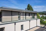 Ruhiges Neubau-Mini-Penthouse mit Blick ins Zentrum von Velden
