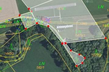 Überwiegend landwirtschaftlicher Grund mit Teilflächen in unterschiedlicher Widmung in der Ennser Kronau, Gewerbeobjekt-kauf, 4470 Linz-Land