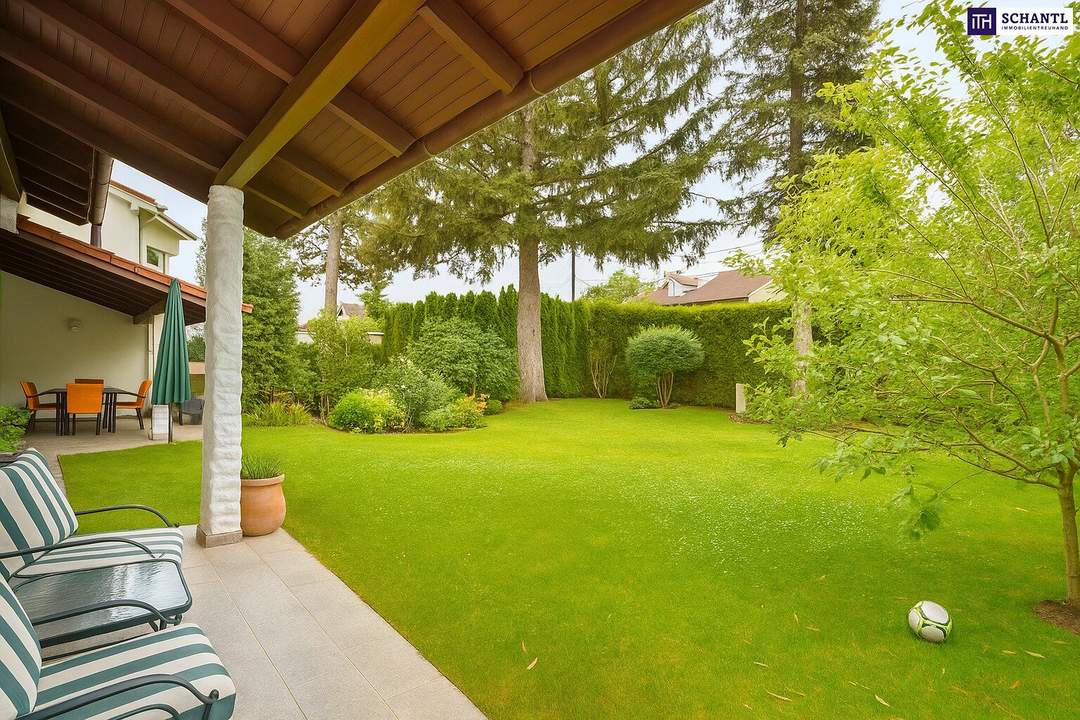 ++ Familienidylle in Grünruhelage ++ Wellnessbereich inklusive + großzügiger Garten mit Altbaumbestand
