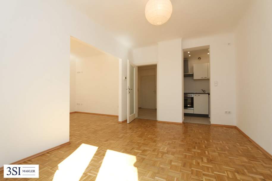 Sanierter Erstbezug mit Blick in den begrünten Innenhof in absoluter Ruhelage, Wohnung-miete, 1.049,00,€, 1080 Wien 8., Josefstadt