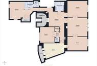 Repräsentative 5-Zimmer-Altbauwohnung mit 2 Balkonen & Garage