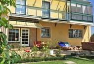 Ruhiger Familiensitz mit Fernblick, ebenem Garten und drei Garagen Nähe TULLN