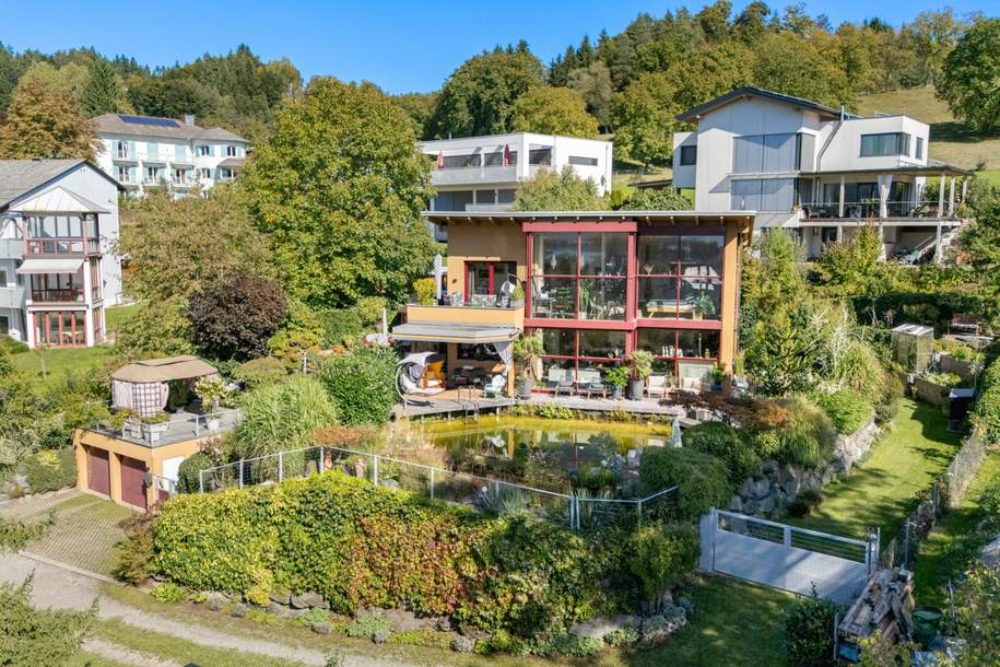 *** Wohnen mit Wörtherseeblick &amp; Schwimmteich in Pörtschach ***, Haus-kauf, 1.125.000,€, 9210 Klagenfurt Land