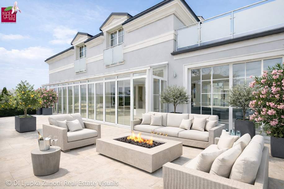 Ikonische Luxusvilla in Fontana, Oberwaltersdorf aus der RealGoodLiving Signature Collection, Haus-kauf, 3.690.000,€, 2522 Baden