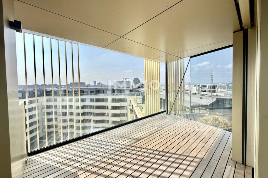 Hauptbahnhof: 9. Stock - Innenhof mit mega Ausblick: Von der Sonne geküsst! Provisionsfrei, Wohnung-kauf, 340.000,€, 1100 Wien 10., Favoriten