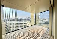 Hauptbahnhof: 9. Stock - Innenhof mit mega Ausblick: Von der Sonne geküsst! Provisionsfrei