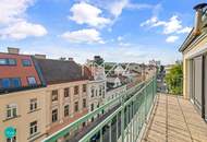 Lichtdurchflutete, ablösefreie Dachterrassenwohnung! 2 Zimmer | Fernblick | Südterrasse | Ausgezeichnete Infrastruktur.