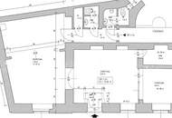 GESCHÄFTSLOKAL, BÜRO ODER LAGER, 77 m2 Altbau im Edelrohbau, 3 Zimmer, Nebenräume, Große Mohrengasse