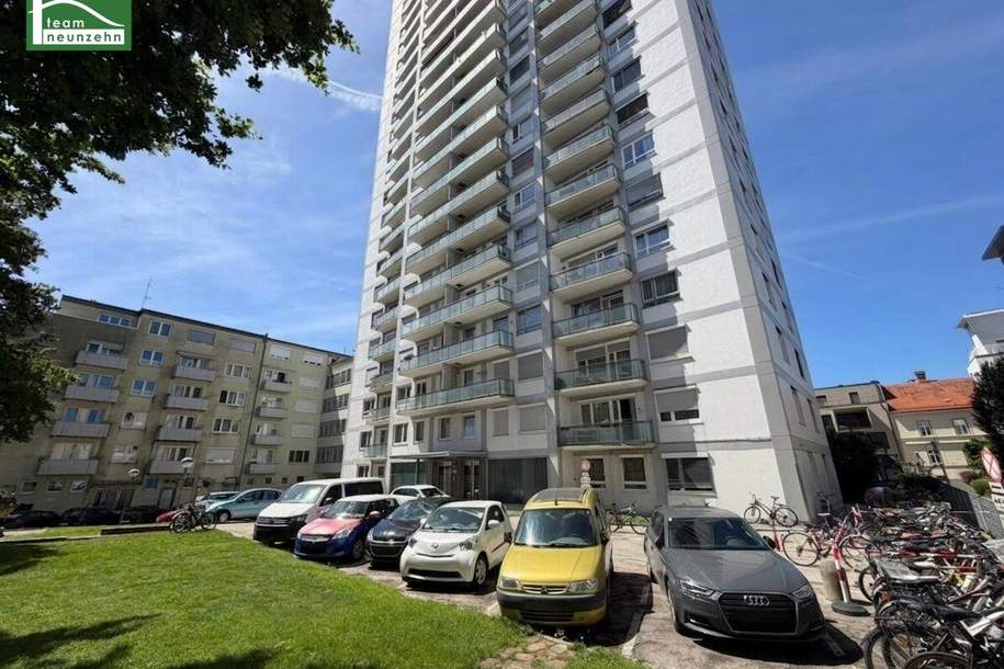 Großzügige 4-Zimmer-Wohnung mit drei Balkonen im 10. Obergeschoss in Graz, Wohnung-kauf, 340.000,€, 8010 Graz(Stadt)