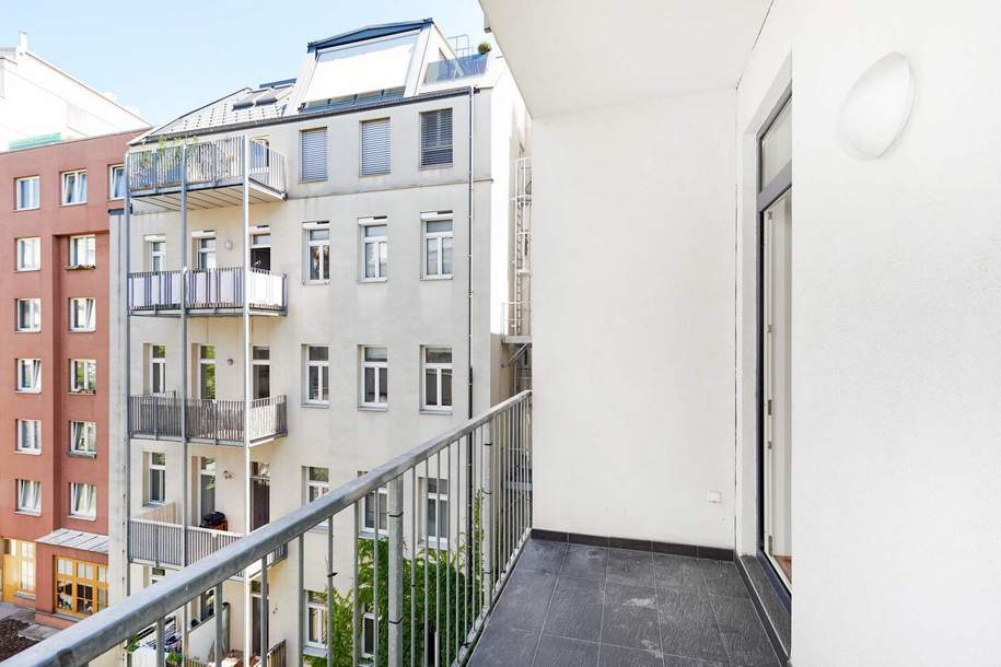 Einziehen & genießen nähe Donaukanal und Prater - 2-Zimmer-Wohnung mit Loggia in den Innenhof!, Wohnung-kauf, 335.000,€, 1030 Wien 3., Landstraße