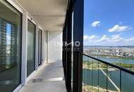 39sqm Terrasse mit Kahlenberg Blick: 45. Etage Erstbezug DC2 Tower