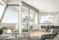 152 m² Dachgeschoss-Maisonette mit 3 Terrassen + Dachterrasse | 88 m² Freifläche, 4 Zimmer