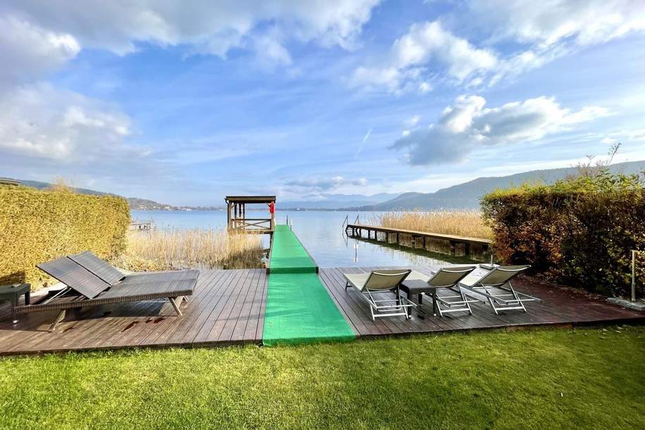 Modernes, komplett möbliertes Appartement mit privatem Seezugang in Krumpendorf am Wörthersee, Wohnung-kauf, 585.000,€, 9201 Klagenfurt Land