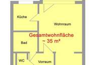 Erstbezug nach Komplettrenovierung! Garconniere mit Tiefgaragenplatz im Zentrum von Pressbaum