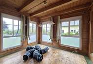 Holzblockhaus mit Vollkeller in guter Lage