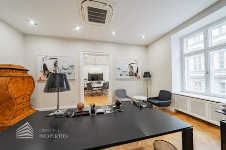 Elegantes 5-Zimmer Altbau Büro im Herzen Wiens, Gewerbeobjekt-miete, 4.448,33,€, 1010 Wien 1., Innere Stadt
