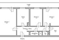 Provisionsfrei: 3-Zimmer-Wohnung mit Parkplatz und Balkon Nähe Merkur Arena