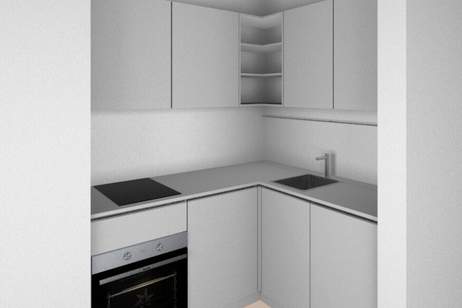 ERSTBEZUG | Außenflächen mit direktem Blick auf den Kahlenberg | vollausgestattete Küchen | Fußbodenheizung und Fußbodenkühlung, Wohnung-miete, 950,00,€, 1210 Wien 21., Floridsdorf