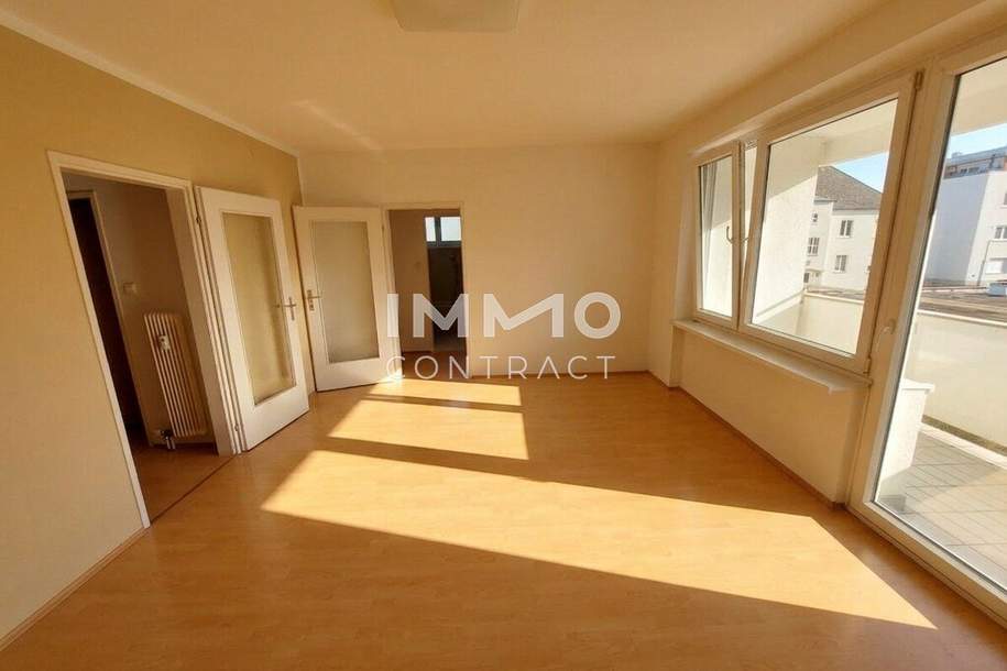 Charmante 3-Zimmer-Wohnung mit Loggia und Gartennutzung in 4400 Steyr - Ennsleite, Wohnung-miete, 774,10,€, 4400 Steyr(Stadt)