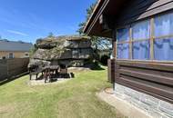 Bestens erreichbares skandinavisches Blockhaus mit viel Platz inmitten des Waldviertels!