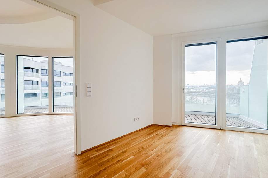 Einladende Familienwohnung mit Abstellraum, angenehmen Vorraum und Loggia in Top-Lage nähe Donauzentrum, Wohnung-miete, 2.200,00,€, 1220 Wien 22., Donaustadt
