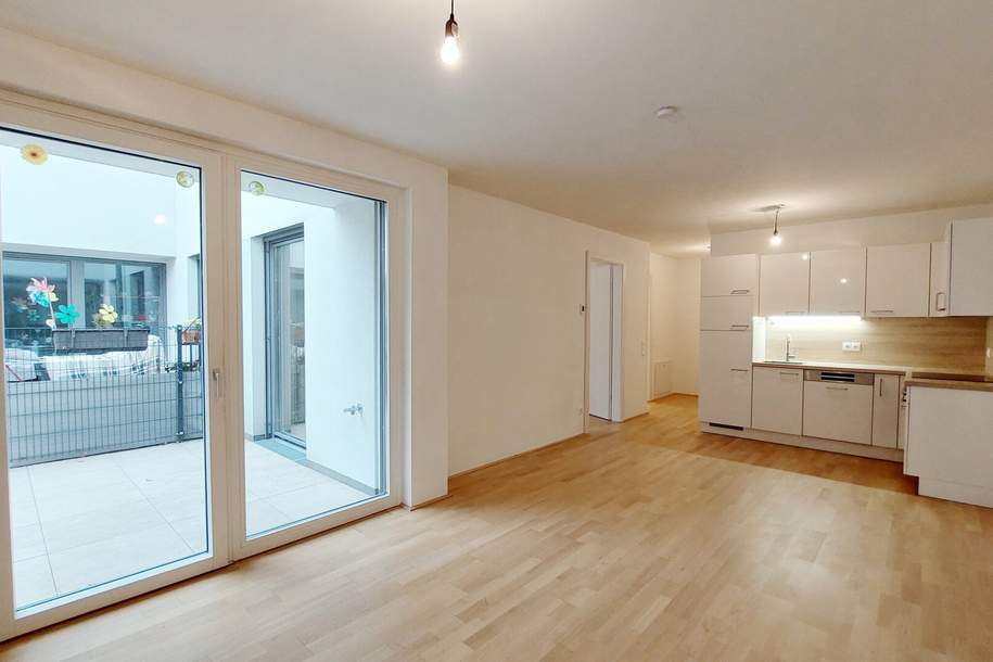 Leopold XXI - Traumhafte Erdgeschosswohnung mit Terrasse!, Wohnung-miete, 1.049,00,€, 1210 Wien 21., Floridsdorf