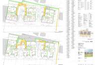 "SONDERPREIS" sonniges Bauträgergrundstück Baubewilligt - Wohnbau mit Gärten und Terrassen