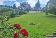 Tolles Baugrundstück mit Fernblick und Sommerhaus