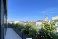 Exklusiver Erstbezug: Außergewöhnliches Penthouse mit XL-Dachterrasse im Herzen von Klagenfurt