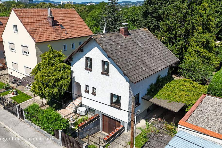 Einfamilienhaus auf Pachtgrund in bester Lage am Bruckhaufen, Haus-kauf, 349.000,€, 1210 Wien 21., Floridsdorf