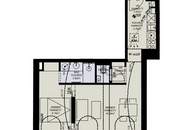 NEW-Schöne 2-Zimmer-Wohnung, Erstbezug im Herzen von Wien, Erdgeschoss
