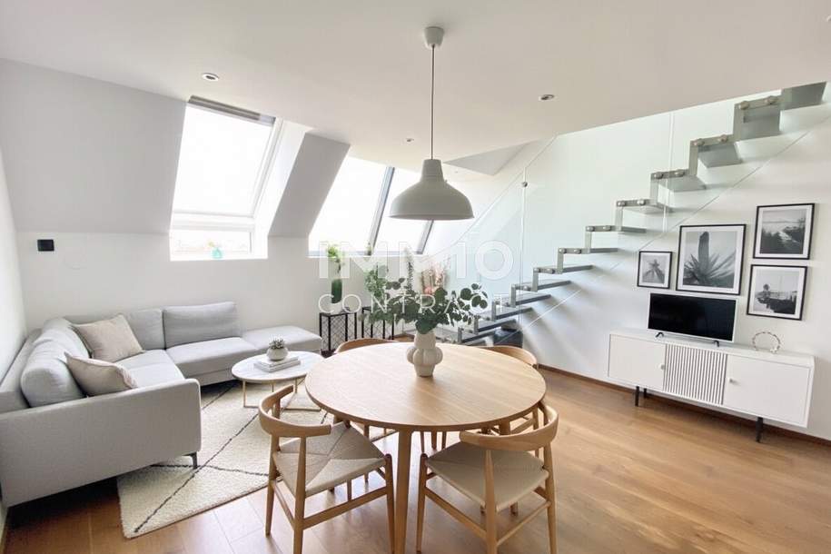 TRAUM Dachgeschoßwohnung mit Terrasse 2 Küchen 2 Bäder!- DREAM 2 bedroom rooftop apartment + terrace, Wohnung-kauf, 449.000,€, 1100 Wien 10., Favoriten