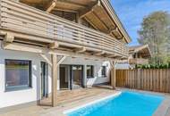 Exklusives Chalet mit Pool unmittelbar am Golfplatz