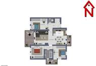 Viel Platz, viel Sonne, viel Lebensqualität: 4-Zimmer-Wohnung mit drei Balkonen in Leitring