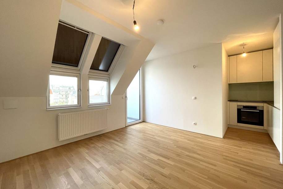 Klimatisierte DG-Wohnung mit hofseitigem Balkon! Neuwertiger Zustand!!!, Wohnung-miete, 1.199,00,€, 1160 Wien 16., Ottakring