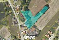 Großes Wohnbau-Grundstück, ca. 5100 m2 mit bis zu 1,5 Bebauungsdichte mit Bestand in 8352 Unterlamm – zentrale Lage!
