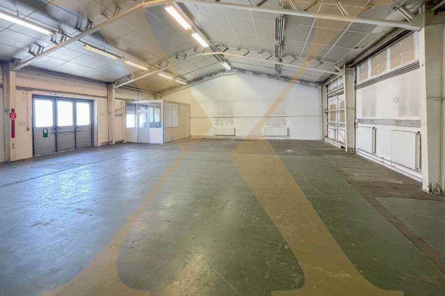 Lagerhalle inkl. Rampe und Lastenlift (Anlieferung EG) mit davorliegender Ladezone in Leonding zu vermieten!, Gewerbeobjekt-miete, 1.839,10,€, 4060 Linz-Land