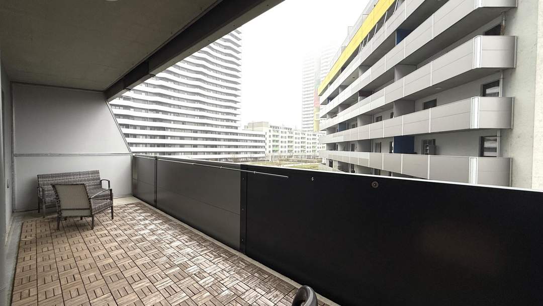 Moderne CITYGATE-Wohnung in U1-Nähe!!! Sensationelle 16,55m² Außenfläche!!!