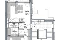 PROVISIONSFREI - ERSTBEZUG - Bezugsfertige, klimatisierte Dachmaisonette-Wohnung mit 3 Schlafzimmern, Wohnküche und 45 m² Terrassen