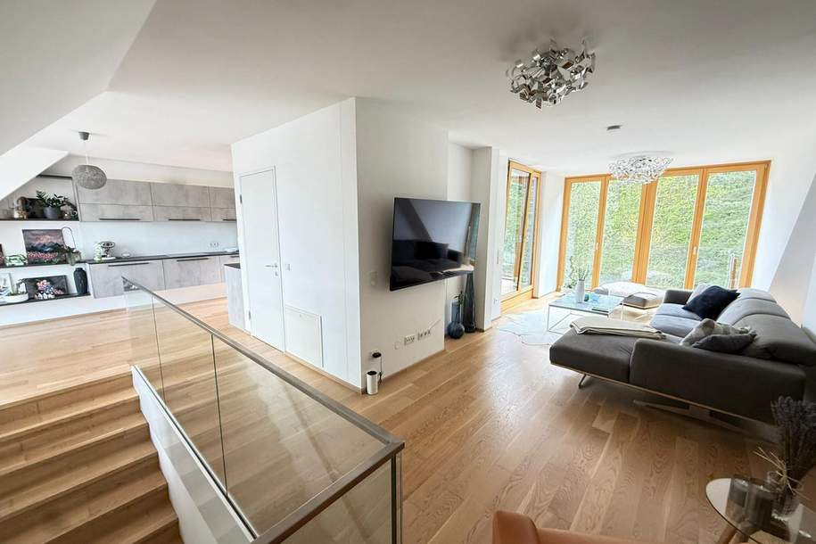 Waldrand Living - Wunderschöne Dachgeschoss-Maisonette mit zwei Garagenplätzen, Wohnung-miete, 2.945,47,€, 2340 Mödling
