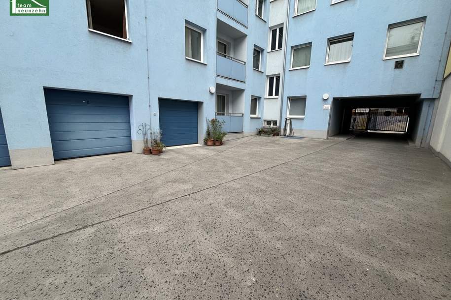 Begehrte Garagenbox im Innenhof inkl. Strom (Nettopreis) in ausgezeichneter Lage - direkt beim Bahnhof Meidling, Gewerbeobjekt-miete, 199,00,€, 1120 Wien 12., Meidling