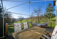 Mitten im Grünland! Einzigartige Panoramalage im Laabental - Hobby-Tierhaltung!