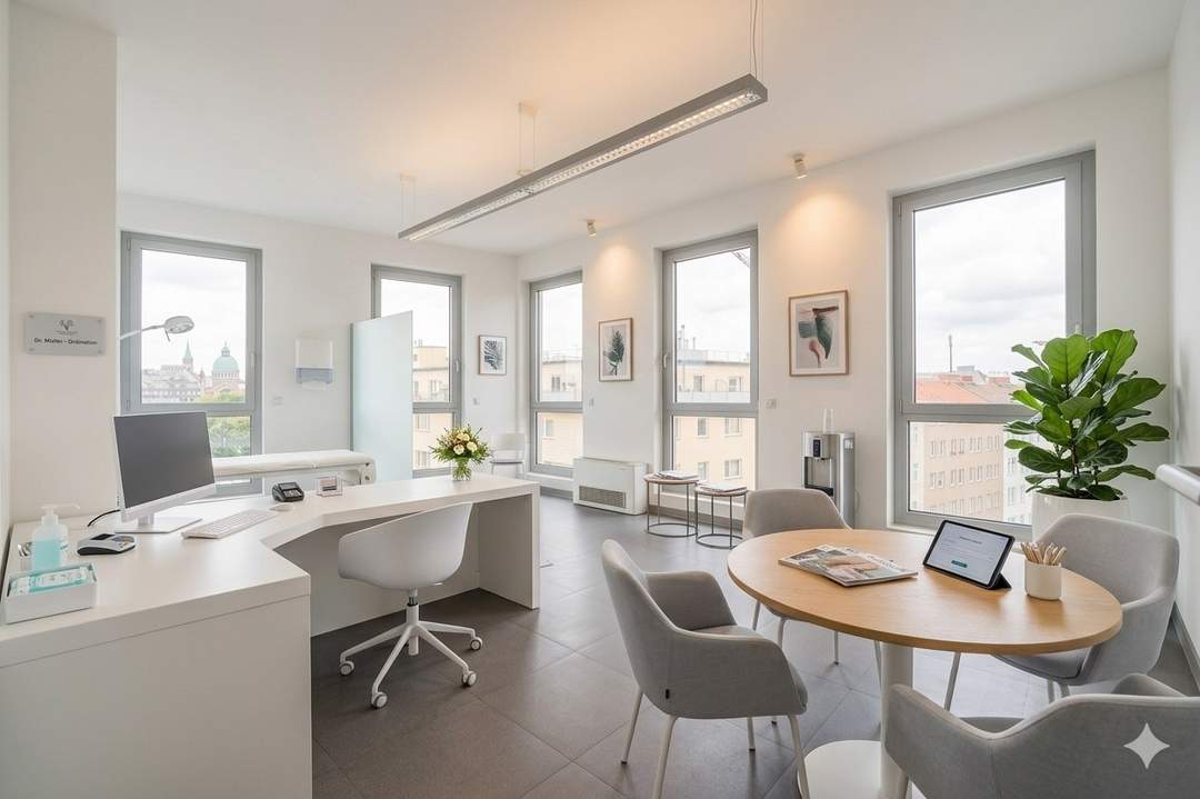 Barrierefreie DG Ordinationsfläche direkt bei der U1 Station Reumannplatz zu mieten