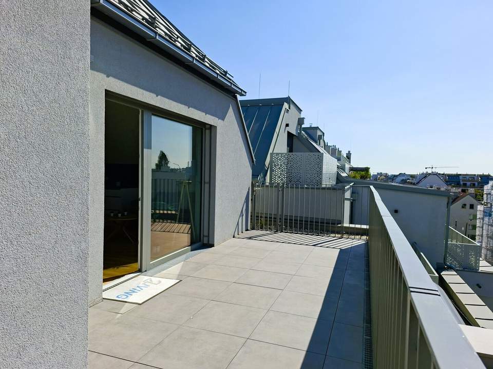 Hier müssen Sie schnell sein - AB SOFORT BEZIEHBAR!! Tolle 3 Zimmerdachgeschosswohnung + zwei Terrassen! Absolute Toplage! U1 Kagranerplatz!