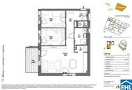 Lichtdurchflutete 3-Zimmer Wohnung mit Balkon im familienfreundlichen Wildgarten