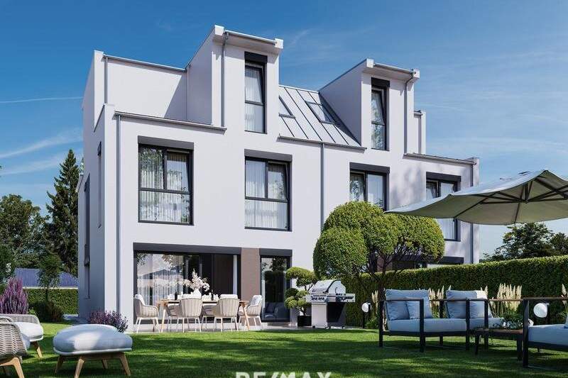 Erstbezug! Luxuriöse Doppelhaushälfte nahe der Alten Donau, Haus-kauf, 1.599.900,€, 1220 Wien 22., Donaustadt