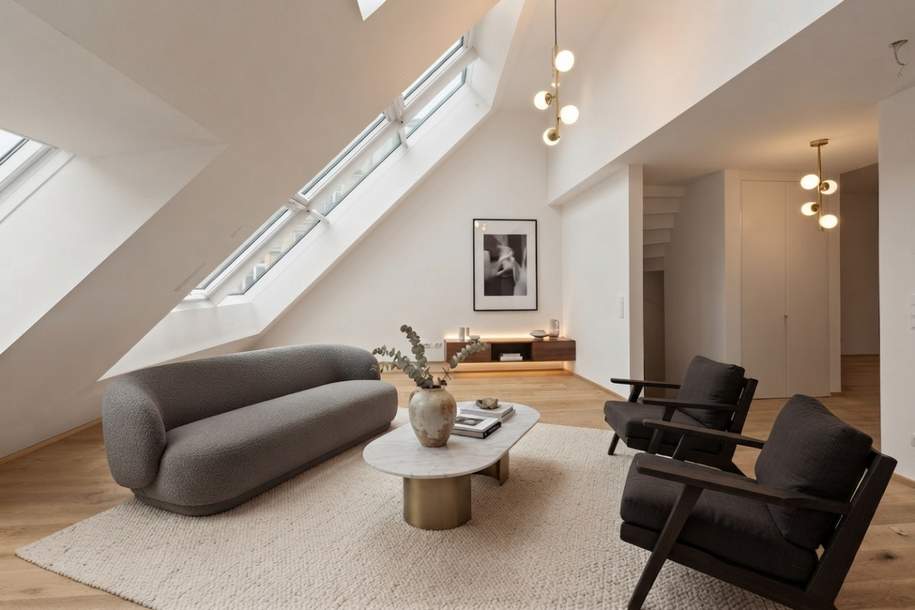 EXKLUSIVE DG Maisonette ++ mit ZWEI TERRASSEN, Wohnung-kauf, 1.699.000,€, 1070 Wien 7., Neubau