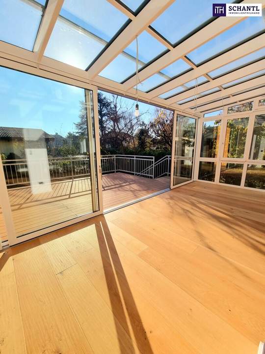 Fantastische 4-Zimmer Gartenwohnung! Mehr Natur. Mehr Ruhe. Mehr Grün. WOW! Riesiger Garten + Herrliche Terrasse + Lichtdurchfluteter Wintergarten + Stellplatz! Jetzt zugreifen!