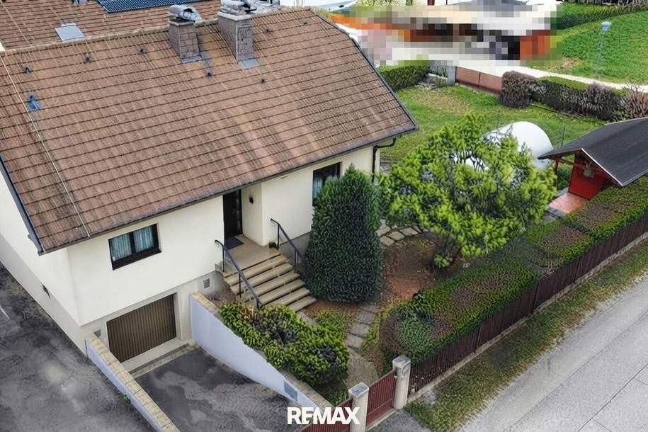 Charmantes Wohnhaus mit Garten, Pool, Gartenhütte und viel Potenzial! Vorausbau für Dachgeschoss bereits vorhanden!, Haus-kauf, 295.000,€, 2732 Neunkirchen