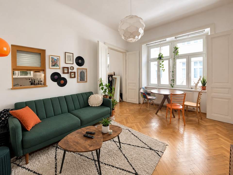 2 Zimmer mitten in Neubau - zentral & gut angebunden